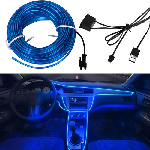 Led auto interni con - auto, strisce