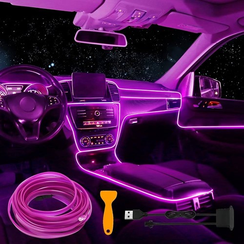 Striscia led usb interni auto - led,