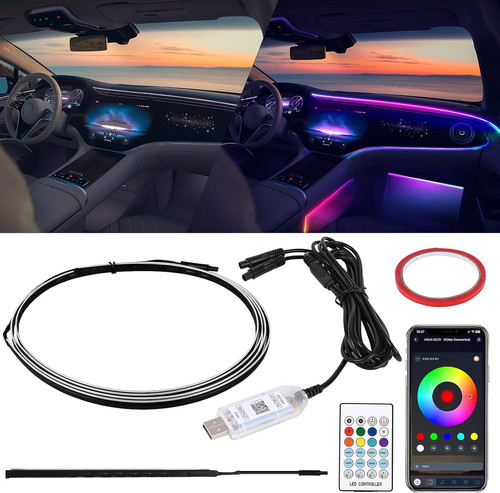 Striscia led auto interni rgb - led, interni,