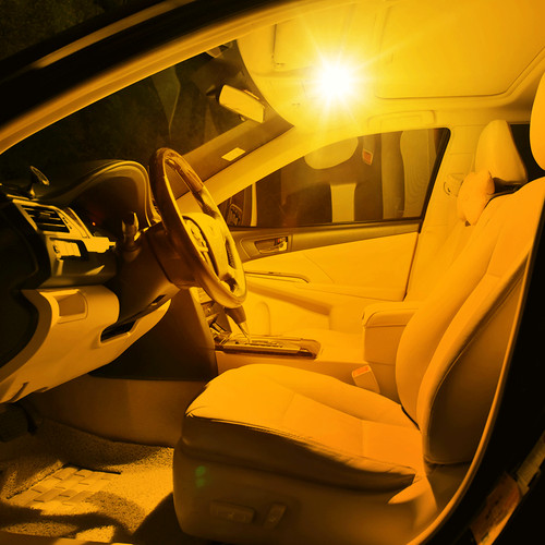 Coppia lampade led t10 - t10, giallo