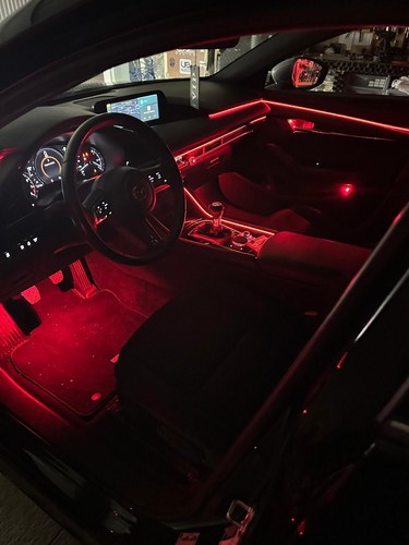 Striscia interni auto led app - striscia,