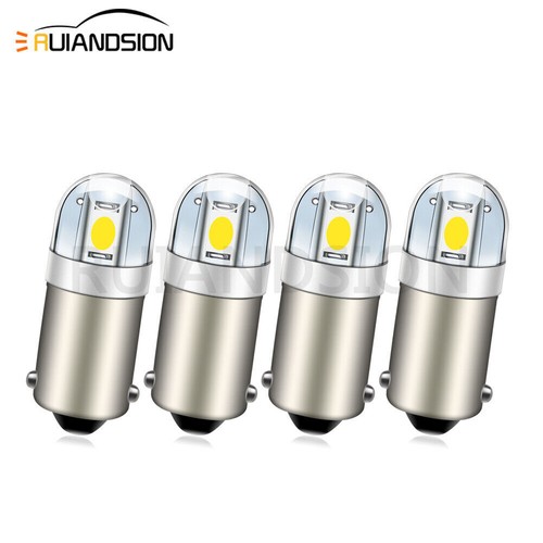 4pcs bianco 12v ba9s - dc, t11