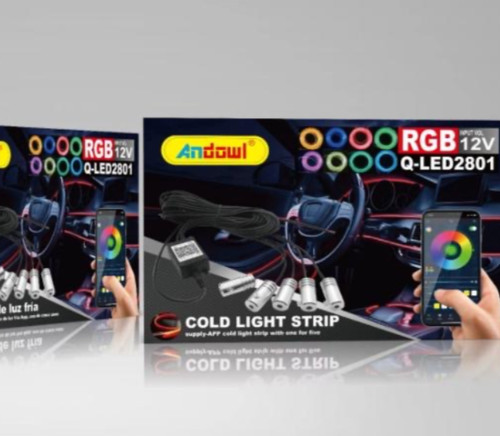 Striscia led rgb auto - rgb, 12v