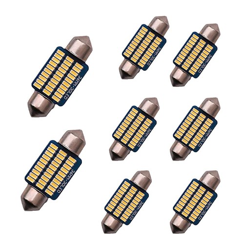 Led auto interni pezzi 36mm - led, 8